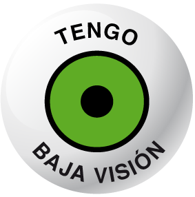 Logo Tengo Baja Visión para Imprenta en castellano