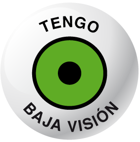Logo TBV ES Logo Tengo Baja Visión para Imprenta en castellano