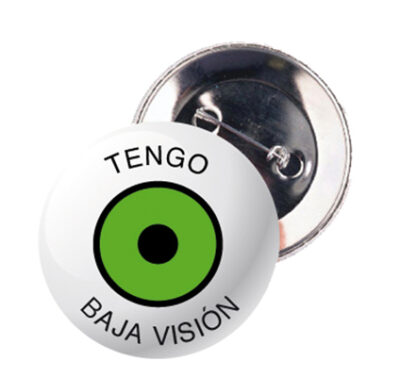 Chapa Castellano «Tengo Baja Visión»