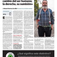 Anuncio de “Tengo Baja Visión” en Diario Vasco