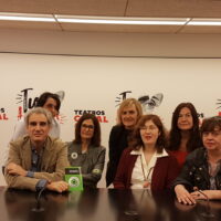 Charla-debate sobre baja visión en los Teatros del Canal en Madrid