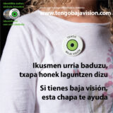 Lanzamos una campaña para proponer a las personas que tienen baja visión que usen el distintivo