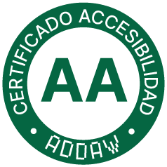 Sello ADDAW certificado AA de accesibilidad
